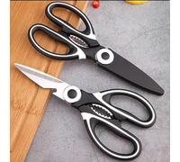 Glamified Kitchen Scissors Stainless Steel Sharp Blades with TPR Grip - Multipurpose Kitchen Scissors Heavy Duty for Meat, Chicken, Fish, Vegetables, and Herbs