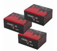 Glamified Shisha Hookah Charcoal Intense Shish Bahkoor Instant Light Premium Quick Lighting… (3 Box (300 Dishes))