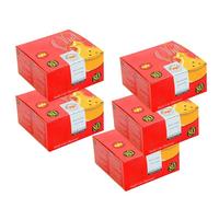 Glamified Shisha Hookah Charcoal Intense Shish Bahkoor Instant Light Premium Quick Lighting (5 Boxes (400 Dishes))