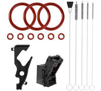 Glamifyr 9 x O-rings seal set, for Siemens EQ5 EQ6 EQ7 EQ8 Bosch Vero Neff Gaggenau coffee machine, 5 brushes, heat-resistant silicone mould seal and O-rings sealing ring set
