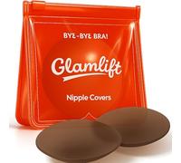 GlamLift Premium Matte Silicone Nipple Covers. Reusable Zero-Adhesive Pasties with Tapered Edges for Invisible Coverage, No-Show Finish & Skin-Safe Comfort | Washable Up to 30 Uses
