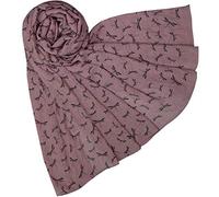 GlamLondon Dragonfly Scarf, Womens Dragon fly print scarves, Pink, Blue, White Colours, Small Dragonflies (Pink)