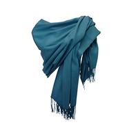 GlamLondon Plain Wedding Wrap, Prom Shawl, Soft Ladies Womens Cosy Quality Pashmina Scarf (Z-THK-Turquoise)