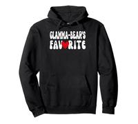 GLAMMA-BEAR’S Favorite Funny Grandparent Grandchild Humor Pullover Hoodie