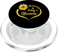 Glamma Design: Happiness Is Being A Glamma PopSockets PopGrip for MagSafe