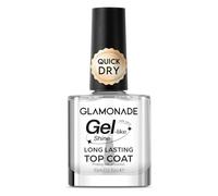 Glamonade Top Coat Clear Nail Polish: Quick Dry Gel Nail Polish No Chip High Gloss Long Lasting Fast Air Dry Vegan Top Coat Home DIY Manicure and Nail Salon Art 15ml