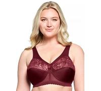 Glamorise 1000 Magic Lift Bra (third Sizes) - Burgundy, Red, Size 42E, Women Red