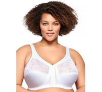 Glamorise Women's Bra Magic Lift 1200 - Full-Figure Front-Close Soft-Cup Everyday Support - White
