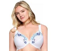 Glamorise Front-Closure Cotton Wonderwire Underwire Bra 1241 (Women's & Women's Plus) White