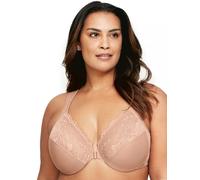Glamorise 1245 Wonder Wire Bra, Brown, Size 44B, Women Brown