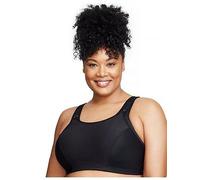 Glamorise Custom Control Camo Sports Bra, Black, Size 34B, Women Black