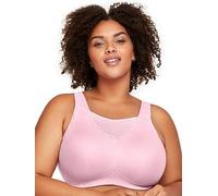 Glamorise Custom Control Camo Trim Sports Bra, Pink, Size 40Dd, Women Pink