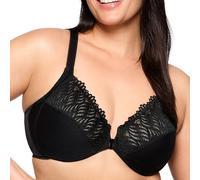 Glamorise Front-Closure T-Back Wonderwire Underwire Bra 1246 (Women's & Women's Plus) Black