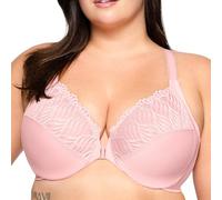 Glamorise Front-Closure T-Back Wonderwire Underwire Bra 1246 (Women's & Women's Plus) Pink Blush