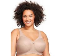 Glamorise Full Figure Plus Size MagicLift Active Wirefree Support Bra Nude