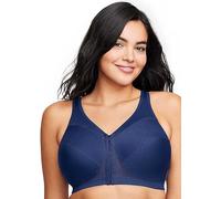 Glamorise MagicLift Front-Closure Posture Back Wirefree Bra 1265 (Women's & Women's Plus) Blue