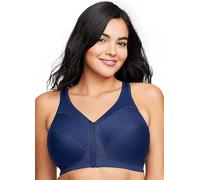 Glamorise MagicLift Front-Closure Posture Back Wirefree Bra 1265 (Women's & Women's Plus) Blue