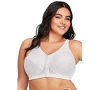 Glamorise MagicLift Front-Closure Posture Back Wirefree Bra 1265 (Women's & Women's Plus) White
