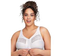 Glamorise MagicLift Natural Shape Front-Closure Wirefree Bra 1210 (Women's & Women's Plus) White