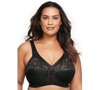 Glamorise Full Figure Plus Size MagicLift Original Wirefree Support Bra Black