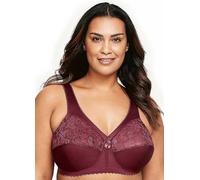 Glamorise MagicLift Original Support Wirefree Bra 1000 (Women's & Women's Plus) Burgundy
