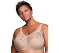 Glamorise Full Figure Plus Size MagicLift Original Wirefree Support Bra Cafe