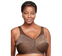 Glamorise Full Figure Plus Size MagicLift Original Wirefree Support Bra Mocha