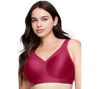 Glamorise Full Figure Plus Size MagicLift Seamless Sports Bra Wirefree #1006 Ruby Red