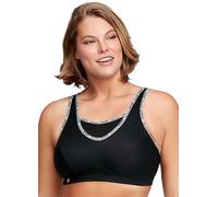 Glamorise No-Bounce Camisole Sports Wirefree Bra 1066 (Women's & Women's Plus) Black
