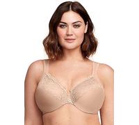 Glamorise Low Cut Wonderwire Lace Underwire Bra 1240 (Women's & Women's Plus)