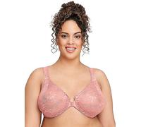 Glamorise Wonderwire Front-Closure Stretch Lace Underwire Bra 9245 (Women's & Women's Plus)