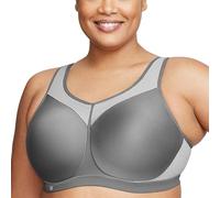 Glamorise High Impact Wonderwire Sports Underwire Bra 9066 (Women's & Women's Plus) Gray
