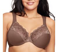 Glamorise Low Cut Wonderwire Lace Underwire Bra 1240 (Women's & Women's Plus)
