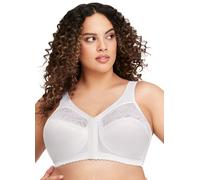 Glamorise MagicLift Front-Closure Support Wirefree Bra 1200 (Women's & Women's Plus) White
