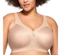 Glamorise Wirefree Support Bra MagicLift Active 1005 – Full Figure Plus Size – Nude