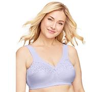 Glamorise MagicLift Cotton Support Wirefree Bra 1001 (Women's & Women's Plus) Lilac