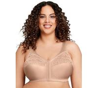 Glamorise Magiclift Front Close Support Bra, Blush, Size 52D, Women Blush