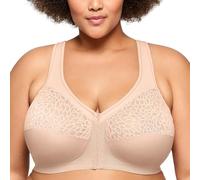 Glamorise MagicLift Front-Closure Racerback Wirefree Bra 1206 (Women's & Women's Plus)