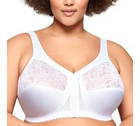 Glamorise MagicLift Front-Closure Support Wirefree Bra 1200 (Women's & Women's Plus) White