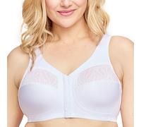 Glamorise MagicLift Natural Shape Front-Closure Wirefree Bra 1210 (Women's & Women's Plus) White