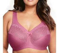 Glamorise Full Figure Plus Size MagicLift Natural Shape Support Bra Wirefree #1010 Red Violet