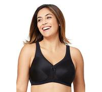 Glamorise Magiclift Non Wire Active Sports Bra, Black, Size 48K, Women Black