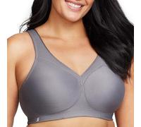 Glamorise Full Figure Plus Size MagicLift Seamless Sports Bra Wirefree #1006 Charcoal Gray