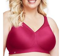 Glamorise Full Figure Plus Size MagicLift Seamless Sports Bra Wirefree #1006 Ruby Red