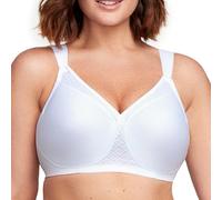 Glamorise Full Figure Plus Size MagicLift Seamless T-Shirt Bra Wirefree #1080 White