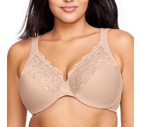 Glamorise Low Cut Wonderwire Lace Underwire Bra 1240 (Women's & Women's Plus)