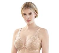 Glamorise Full Figure Plus Size Wonderwire Front-Closure Stretch Lace Bra Underwire #9245