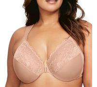 Glamorise Wonderwire Front-Closure Underwire Bra 1245 (Women's & Women's Plus)