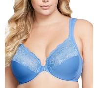 Glamorise Wonderwire Front-Closure Underwire Bra 1245 (Women's & Women's Plus) Blue
