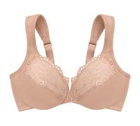 Glamorise Underwire Bra 1240 - Low Cut Wonderwire Lace - Women's & Women's Plus